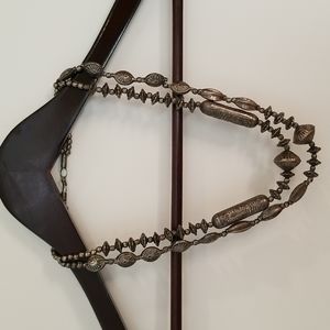 Artisan Silver-Tone Double-Strand Necklace